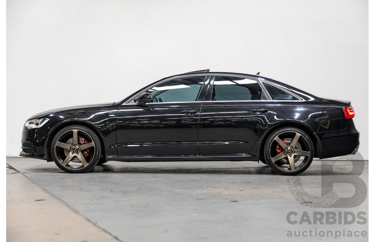 8/2011 Audi A6 3.0 TDI Quattro (AWD) S-Line Package C7 4d Sedan Black Turbo Diesel V6 3.0L