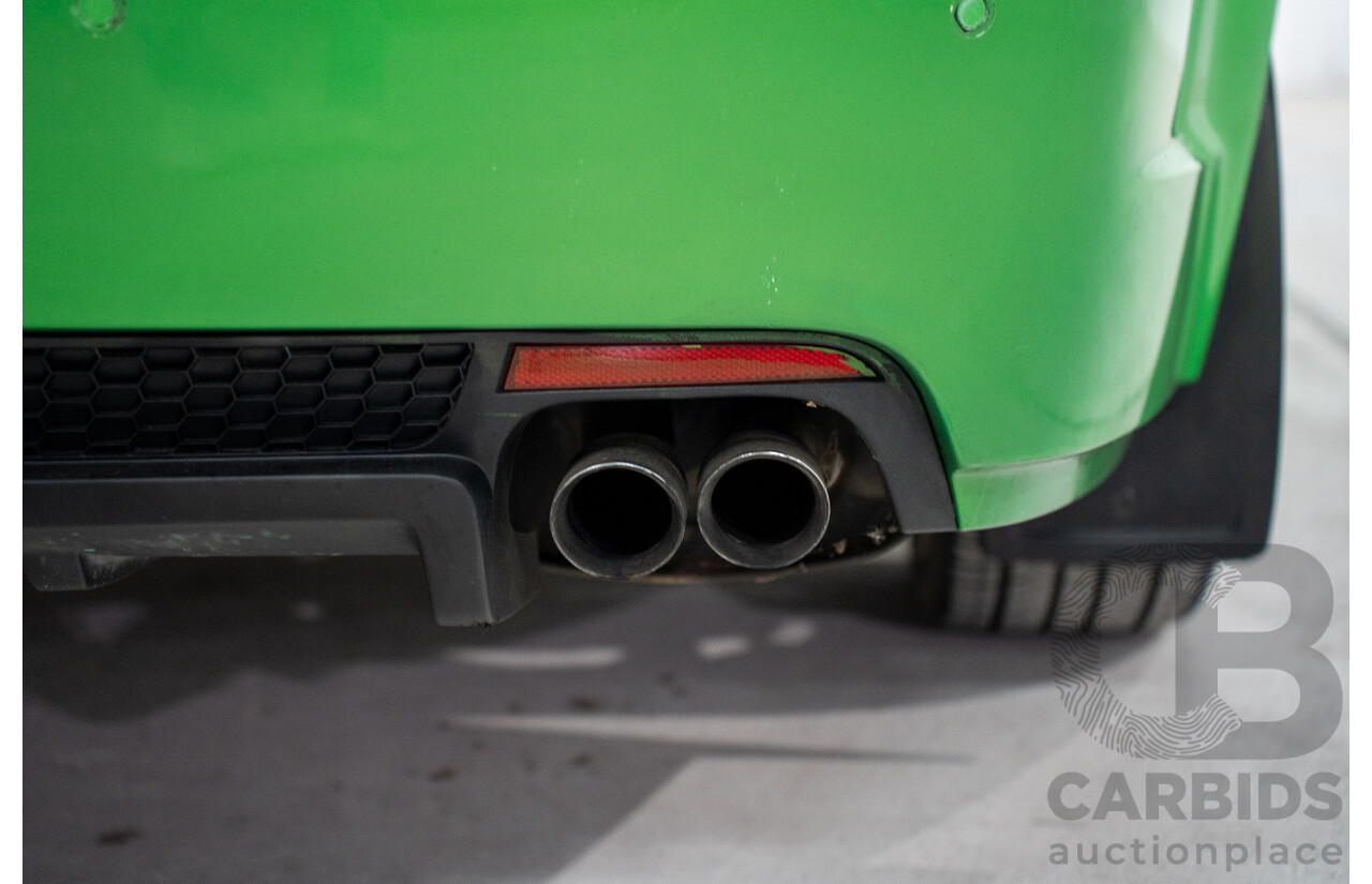 6/2008 Holden Commodore SS-V 60th Anniversary VE MY9.5 4d Sedan Atomic Green Metallic V8 6.0L