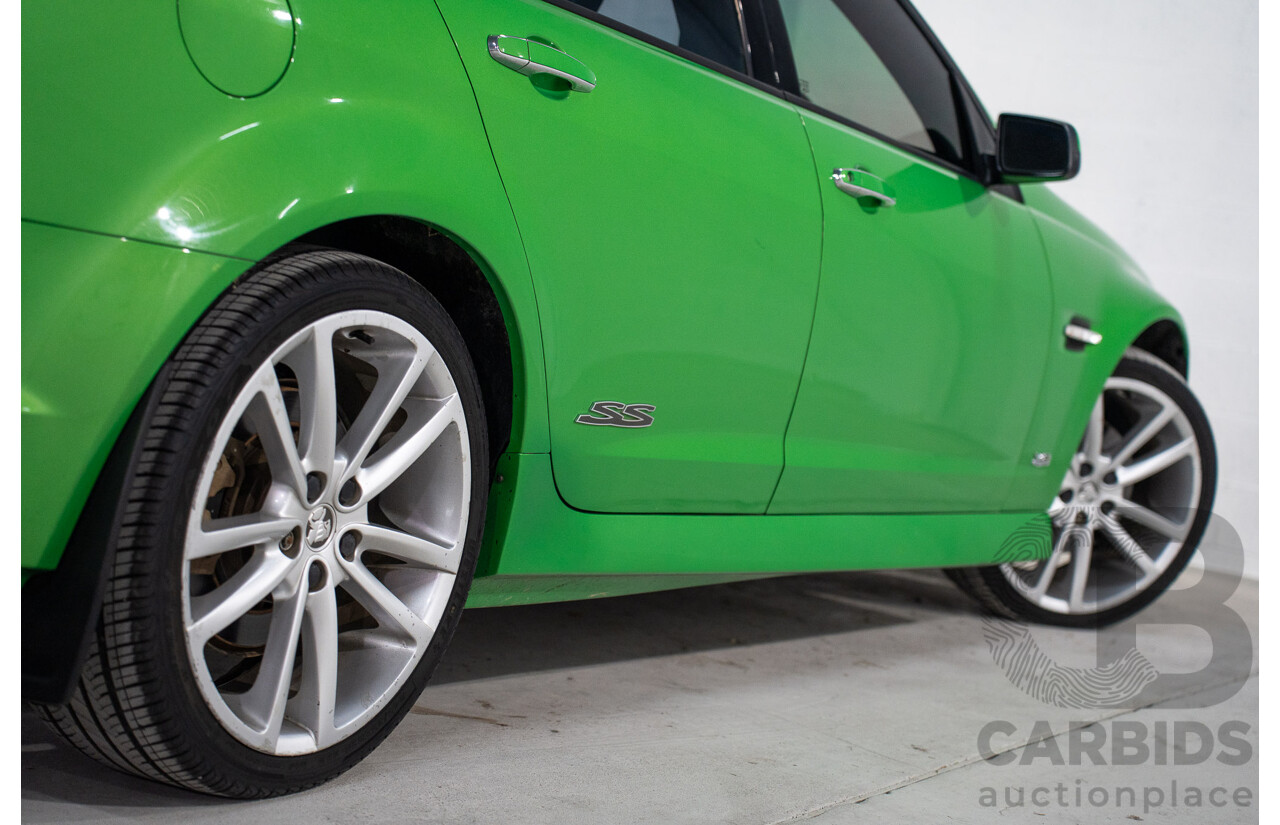 6/2008 Holden Commodore SS-V 60th Anniversary VE MY9.5 4d Sedan Atomic Green Metallic V8 6.0L
