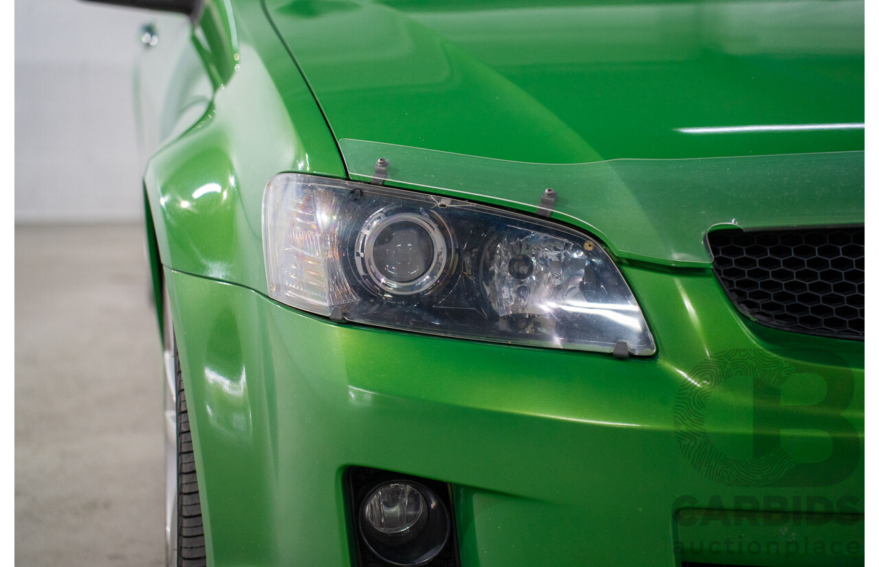 6/2008 Holden Commodore SS-V 60th Anniversary VE MY9.5 4d Sedan Atomic Green Metallic V8 6.0L