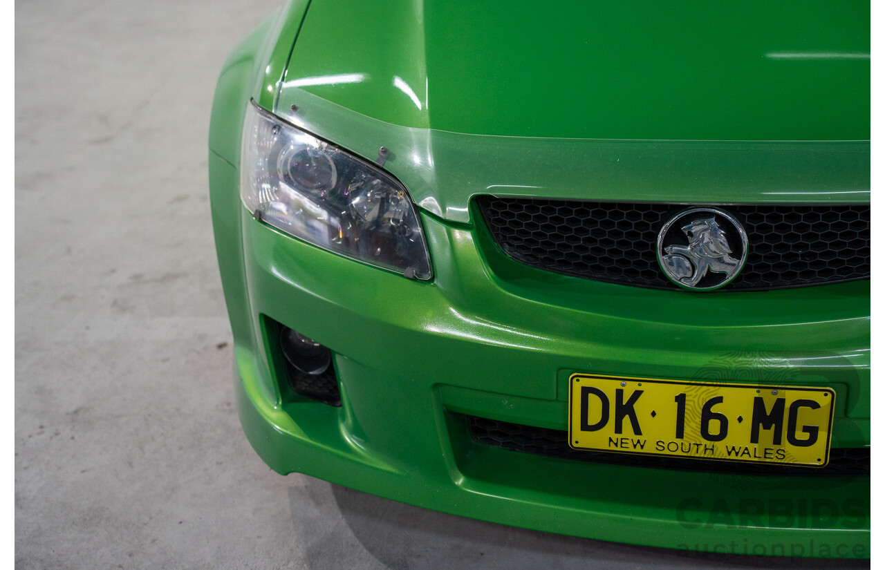 6/2008 Holden Commodore SS-V 60th Anniversary VE MY9.5 4d Sedan Atomic Green Metallic V8 6.0L