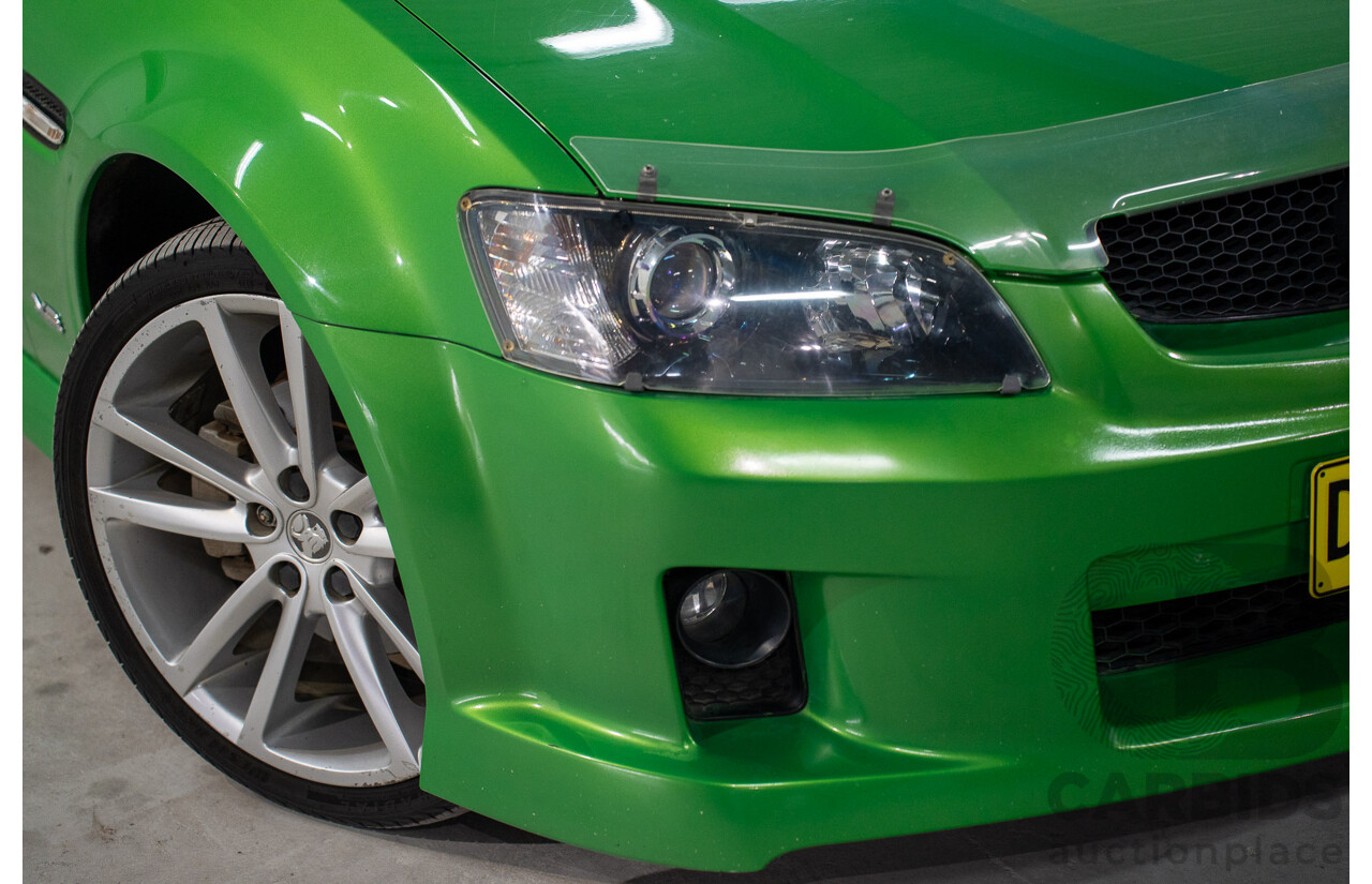 6/2008 Holden Commodore SS-V 60th Anniversary VE MY9.5 4d Sedan Atomic Green Metallic V8 6.0L