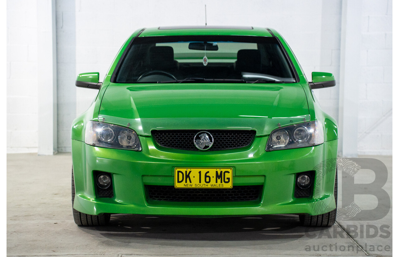6/2008 Holden Commodore SS-V 60th Anniversary VE MY9.5 4d Sedan Atomic Green Metallic V8 6.0L