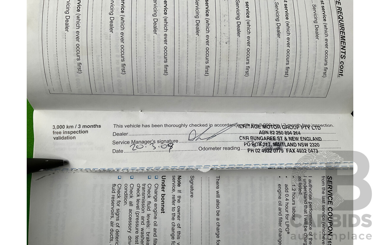 6/2008 Holden Commodore SS-V 60th Anniversary VE MY9.5 4d Sedan Atomic Green Metallic V8 6.0L