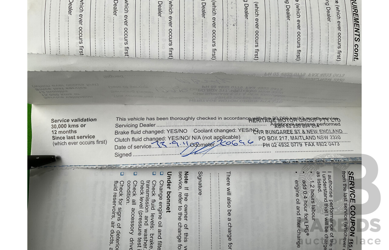 6/2008 Holden Commodore SS-V 60th Anniversary VE MY9.5 4d Sedan Atomic Green Metallic V8 6.0L