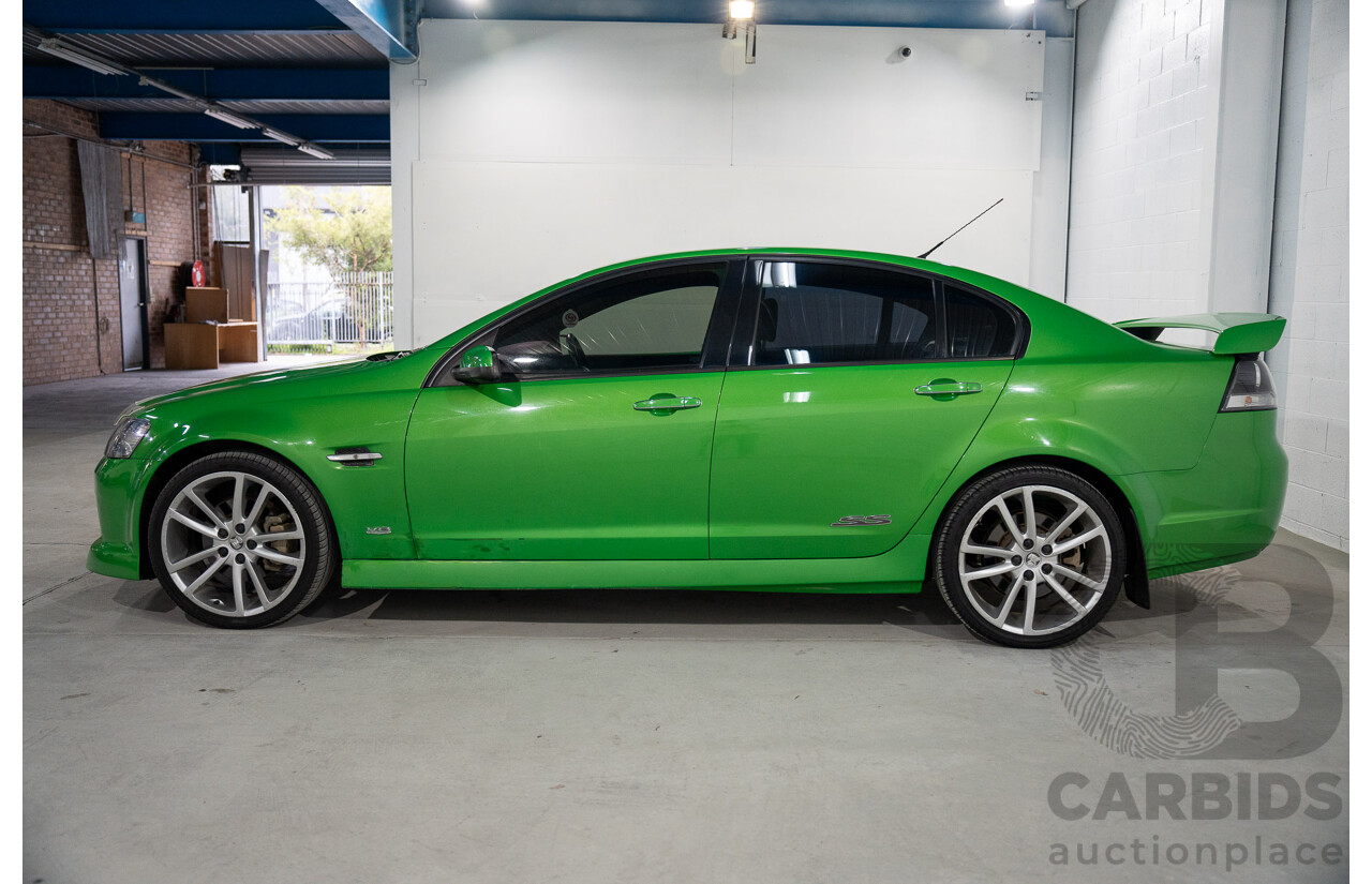 6/2008 Holden Commodore SS-V 60th Anniversary VE MY9.5 4d Sedan Atomic Green Metallic V8 6.0L