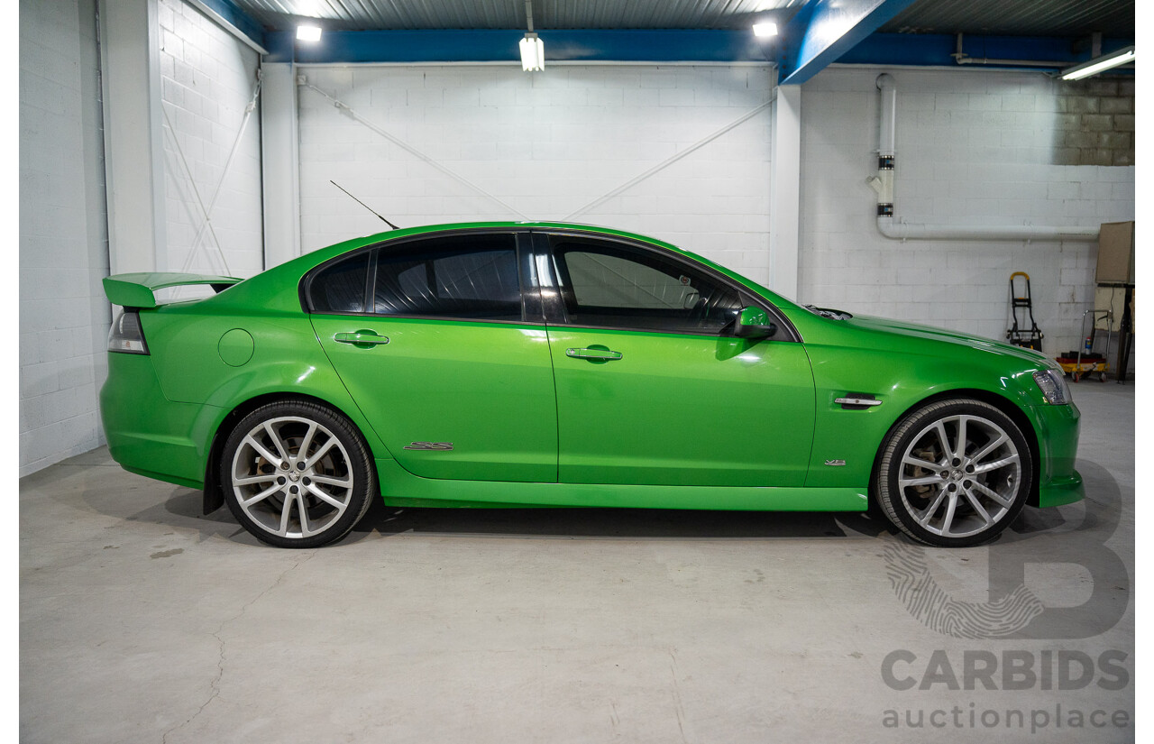 6/2008 Holden Commodore SS-V 60th Anniversary VE MY9.5 4d Sedan Atomic Green Metallic V8 6.0L