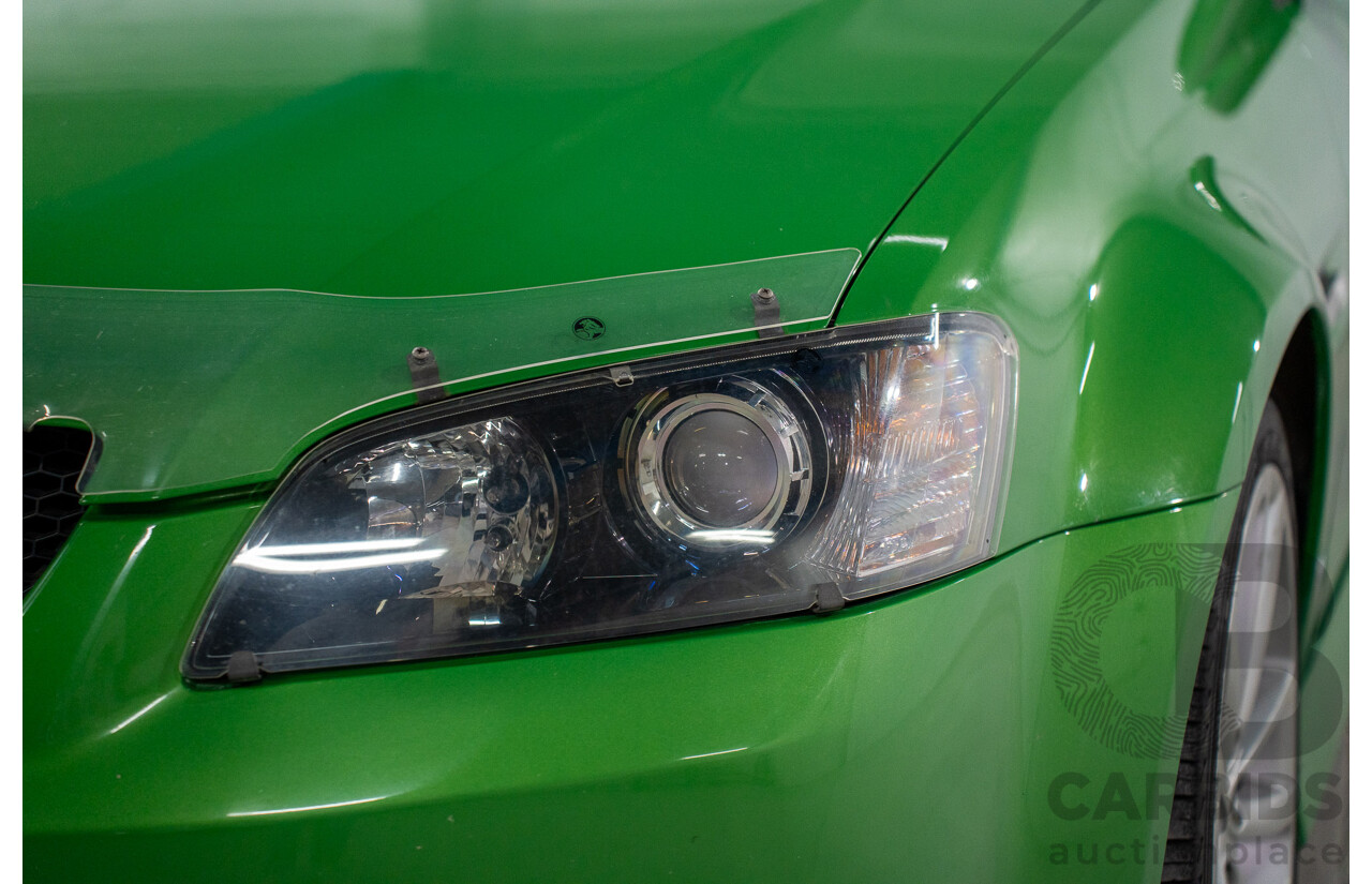 6/2008 Holden Commodore SS-V 60th Anniversary VE MY9.5 4d Sedan Atomic Green Metallic V8 6.0L