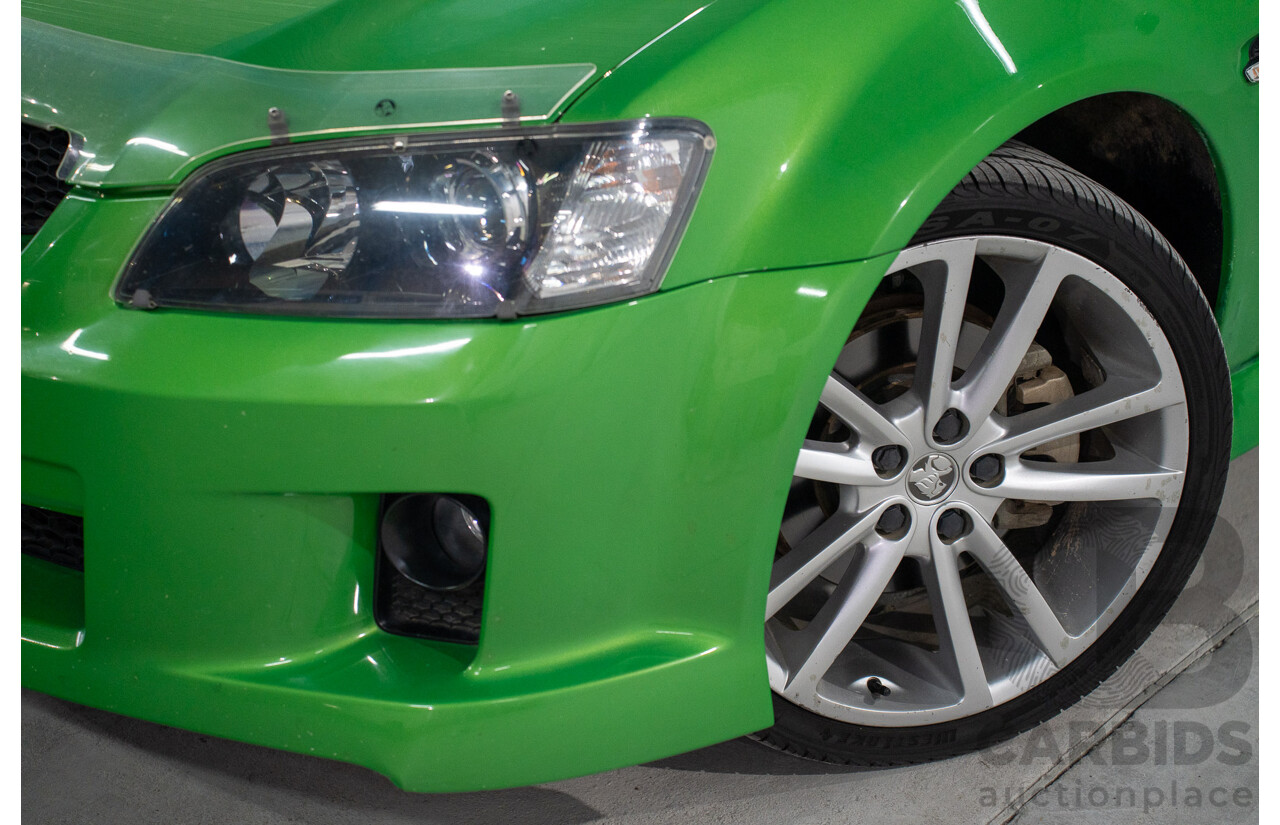 6/2008 Holden Commodore SS-V 60th Anniversary VE MY9.5 4d Sedan Atomic Green Metallic V8 6.0L