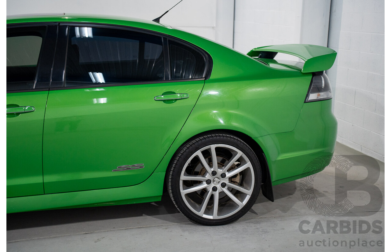 6/2008 Holden Commodore SS-V 60th Anniversary VE MY9.5 4d Sedan Atomic Green Metallic V8 6.0L