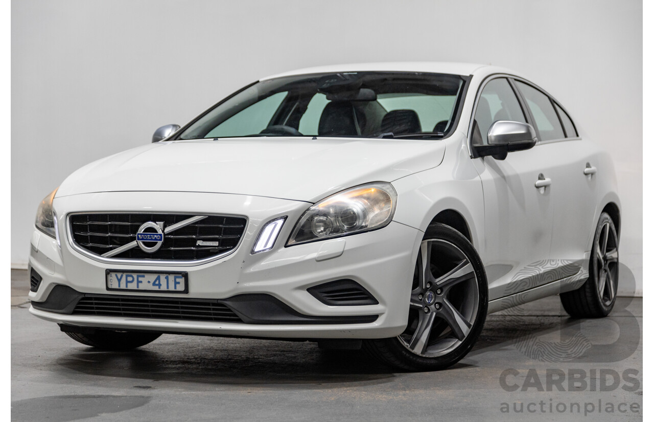 1/2013 Volvo S60 T5 R-Design F MY13 4d Sedan Ice White Turbo 2.0L