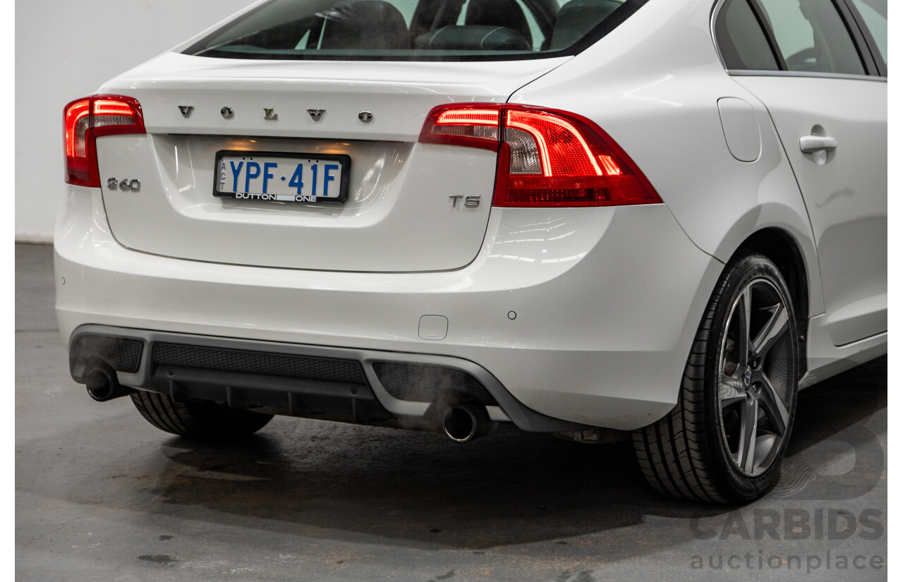1/2013 Volvo S60 T5 R-Design F MY13 4d Sedan Ice White Turbo 2.0L