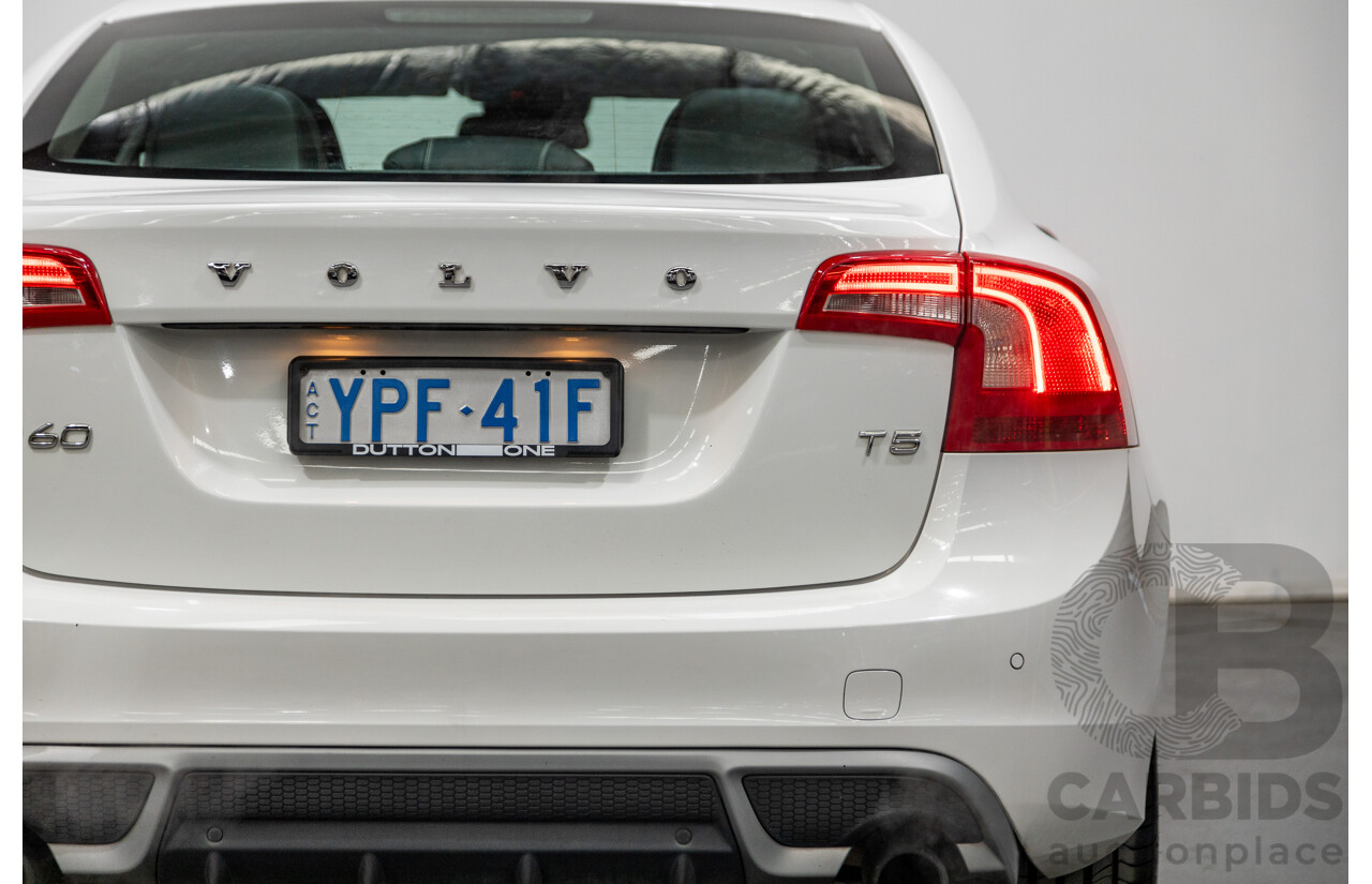 1/2013 Volvo S60 T5 R-Design F MY13 4d Sedan Ice White Turbo 2.0L