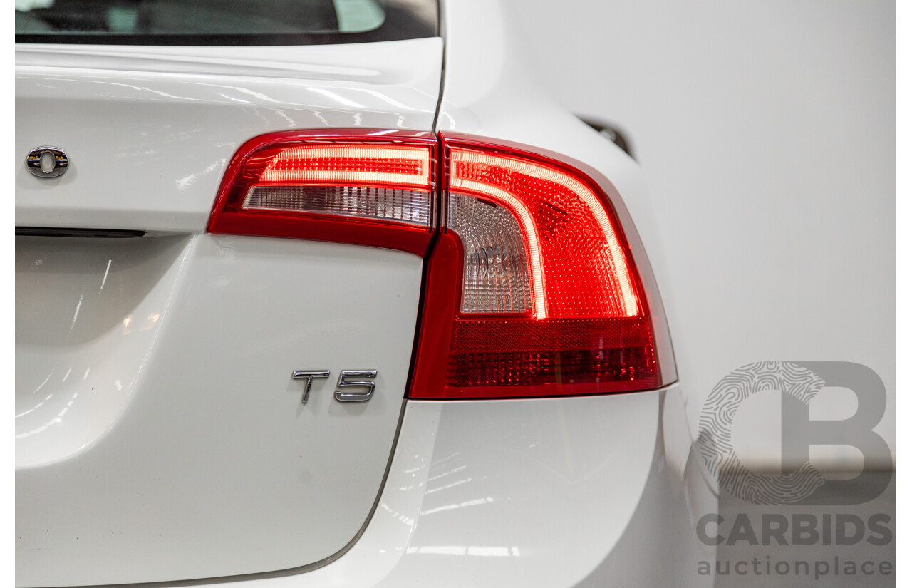1/2013 Volvo S60 T5 R-Design F MY13 4d Sedan Ice White Turbo 2.0L