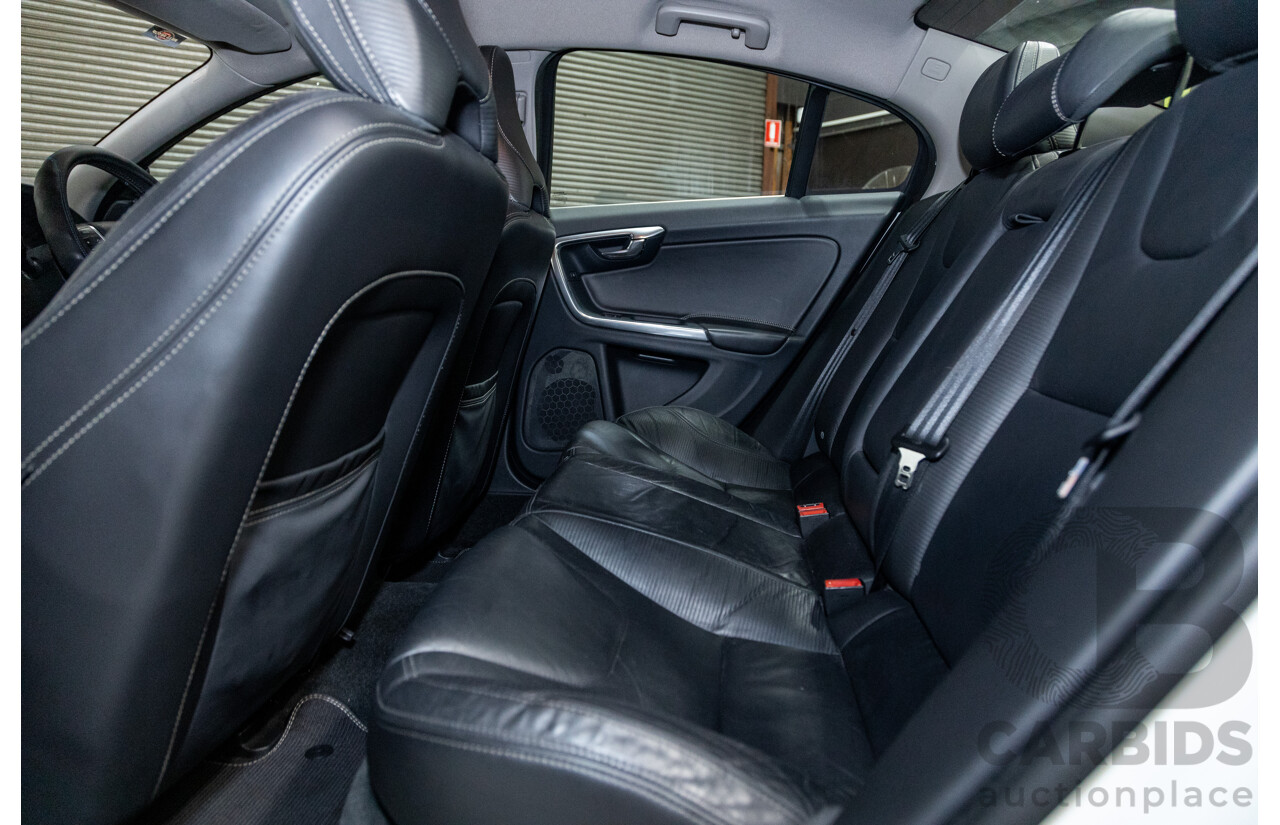 1/2013 Volvo S60 T5 R-Design F MY13 4d Sedan Ice White Turbo 2.0L