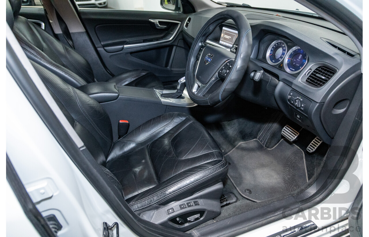 1/2013 Volvo S60 T5 R-Design F MY13 4d Sedan Ice White Turbo 2.0L