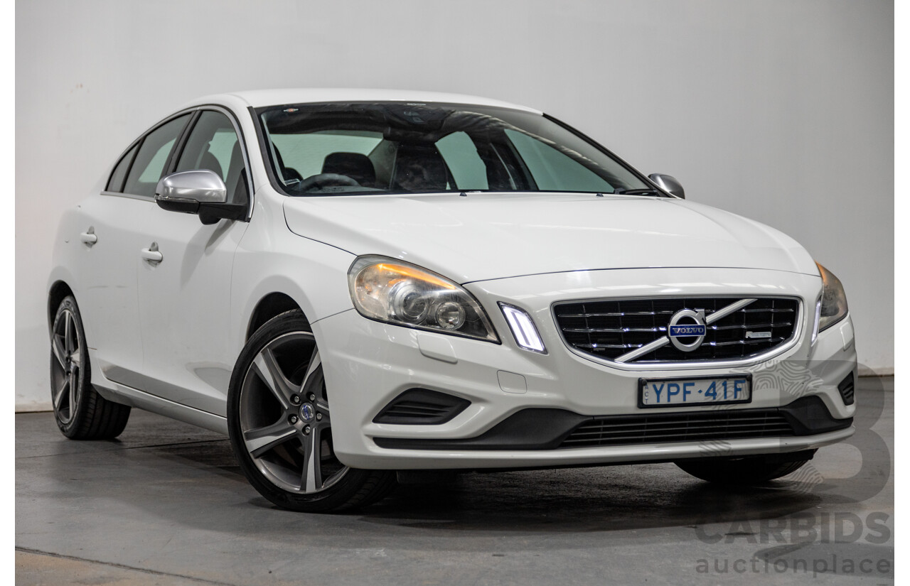 1/2013 Volvo S60 T5 R-Design F MY13 4d Sedan Ice White Turbo 2.0L
