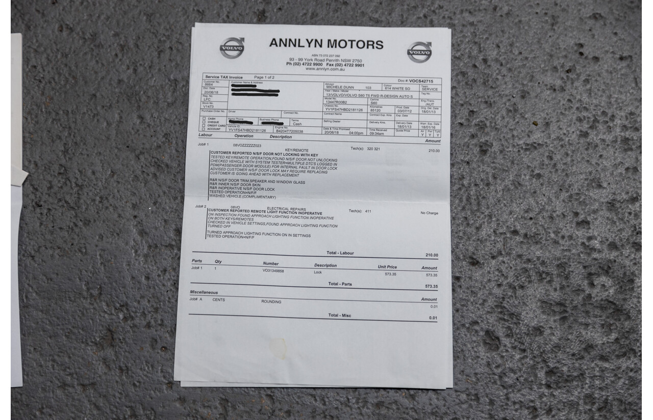 1/2013 Volvo S60 T5 R-Design F MY13 4d Sedan Ice White Turbo 2.0L