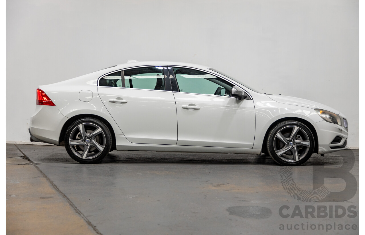 1/2013 Volvo S60 T5 R-Design F MY13 4d Sedan Ice White Turbo 2.0L