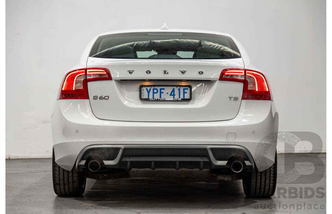 1/2013 Volvo S60 T5 R-Design F MY13 4d Sedan Ice White Turbo 2.0L