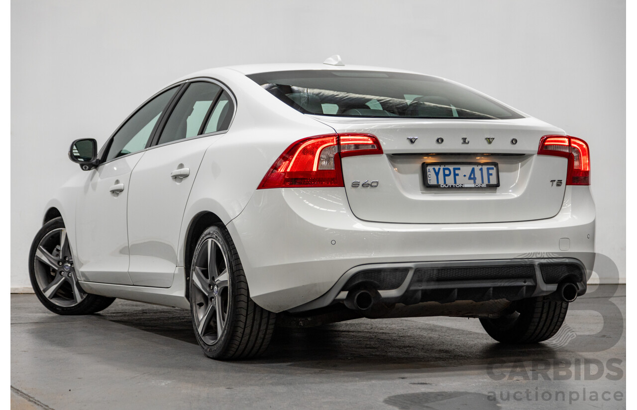 1/2013 Volvo S60 T5 R-Design F MY13 4d Sedan Ice White Turbo 2.0L