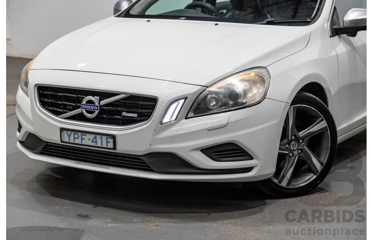 1/2013 Volvo S60 T5 R-Design F MY13 4d Sedan Ice White Turbo 2.0L