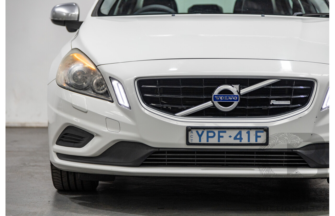 1/2013 Volvo S60 T5 R-Design F MY13 4d Sedan Ice White Turbo 2.0L