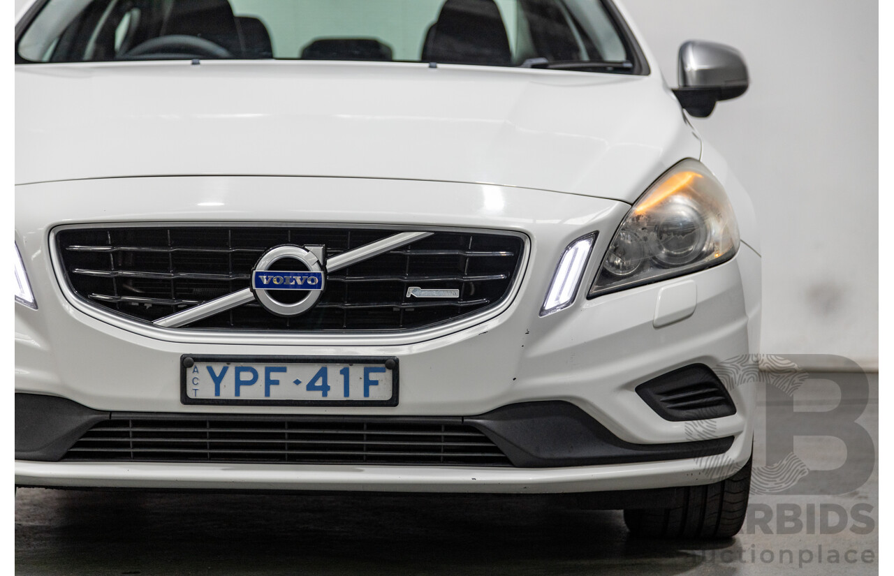1/2013 Volvo S60 T5 R-Design F MY13 4d Sedan Ice White Turbo 2.0L