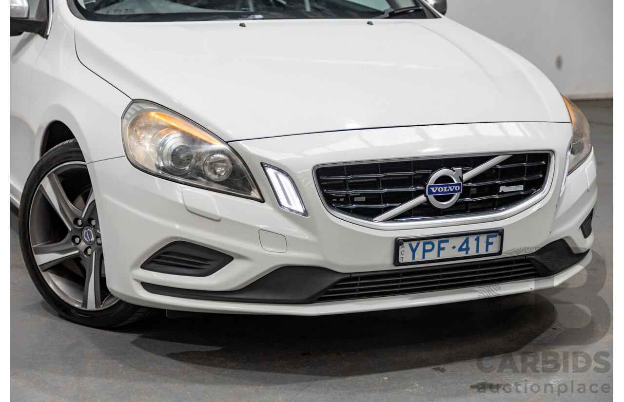 1/2013 Volvo S60 T5 R-Design F MY13 4d Sedan Ice White Turbo 2.0L