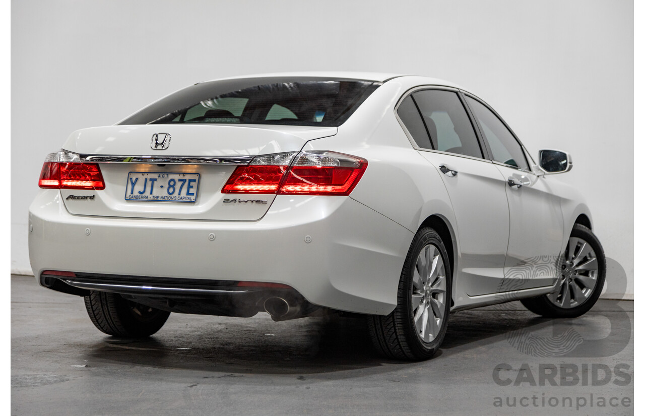 10/2013 Honda Accord VTi-S 4d Sedan Pearl White Orchid 2.4L