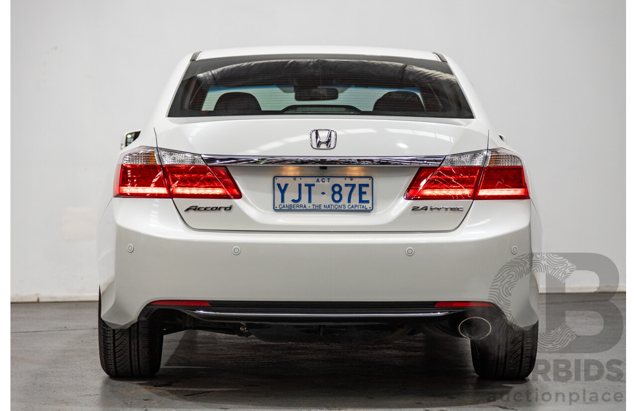 10/2013 Honda Accord VTi-S 4d Sedan Pearl White Orchid 2.4L