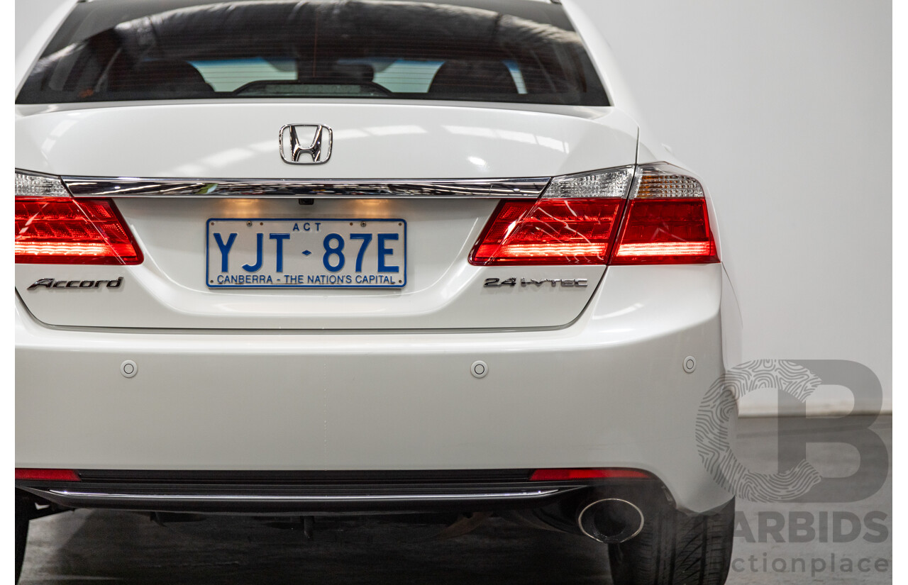 10/2013 Honda Accord VTi-S 4d Sedan Pearl White Orchid 2.4L