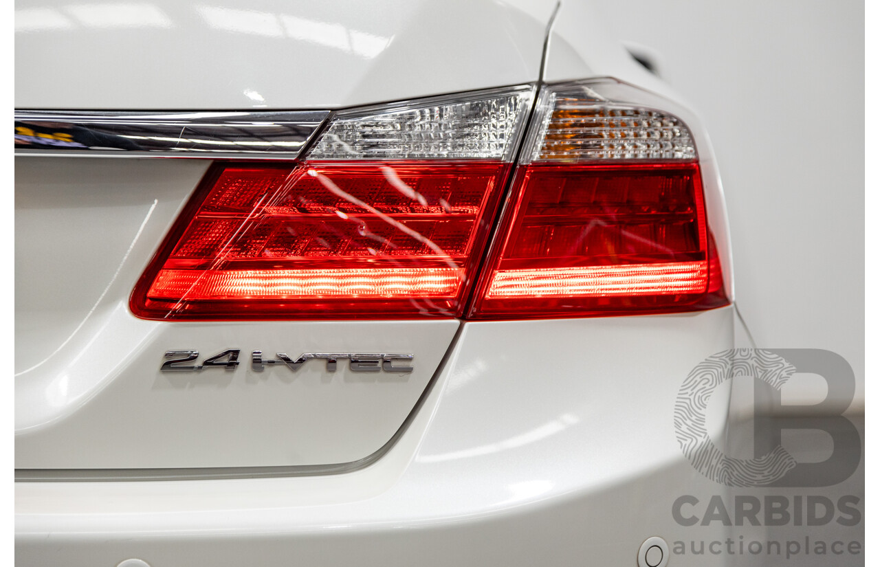 10/2013 Honda Accord VTi-S 4d Sedan Pearl White Orchid 2.4L