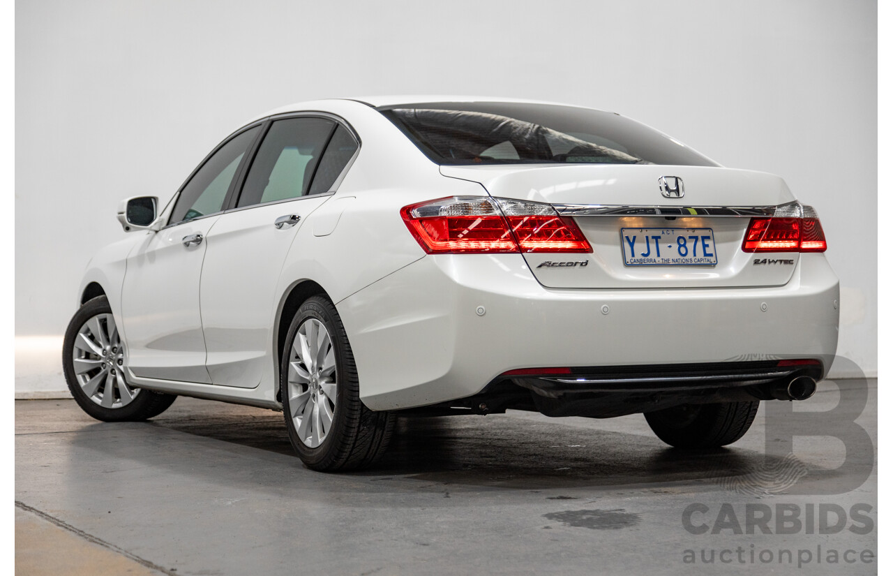10/2013 Honda Accord VTi-S 4d Sedan Pearl White Orchid 2.4L