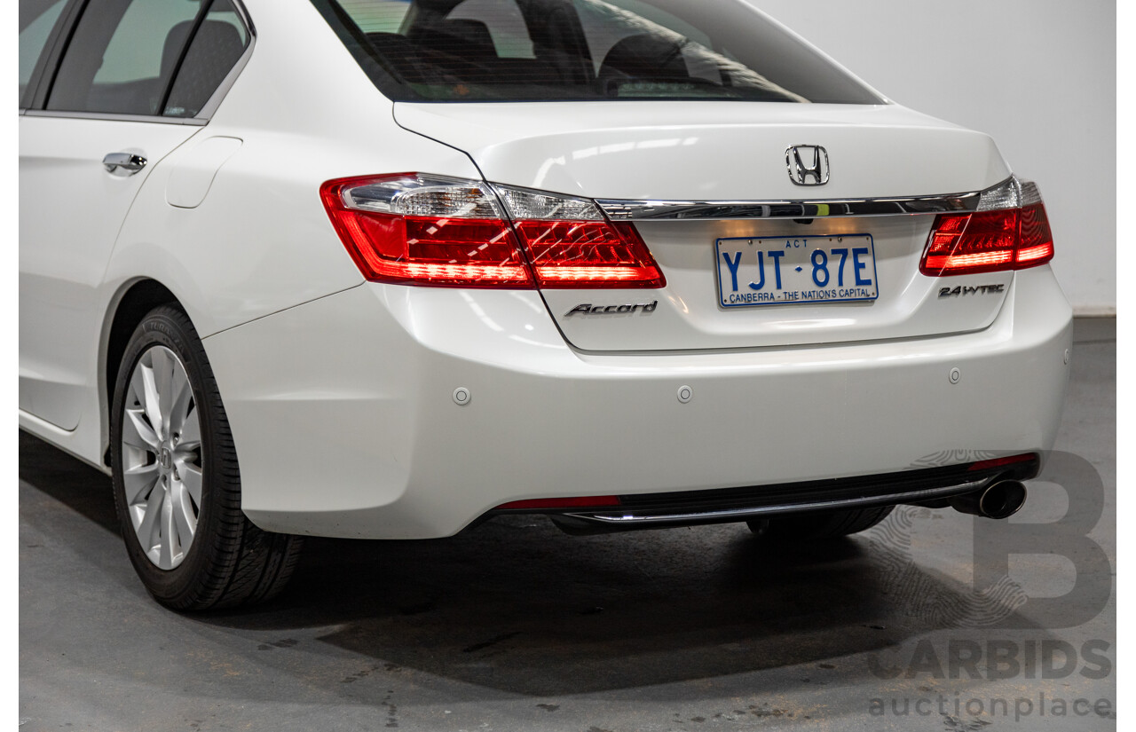 10/2013 Honda Accord VTi-S 4d Sedan Pearl White Orchid 2.4L