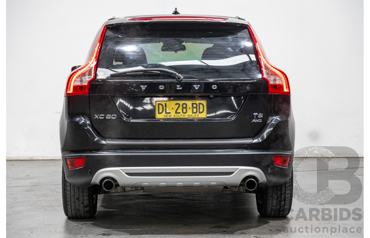 6/2011 Volvo XC60 T6 R-Design (AWD) DZ MY11 4d Wagon Black Stone Turbo 3.0L