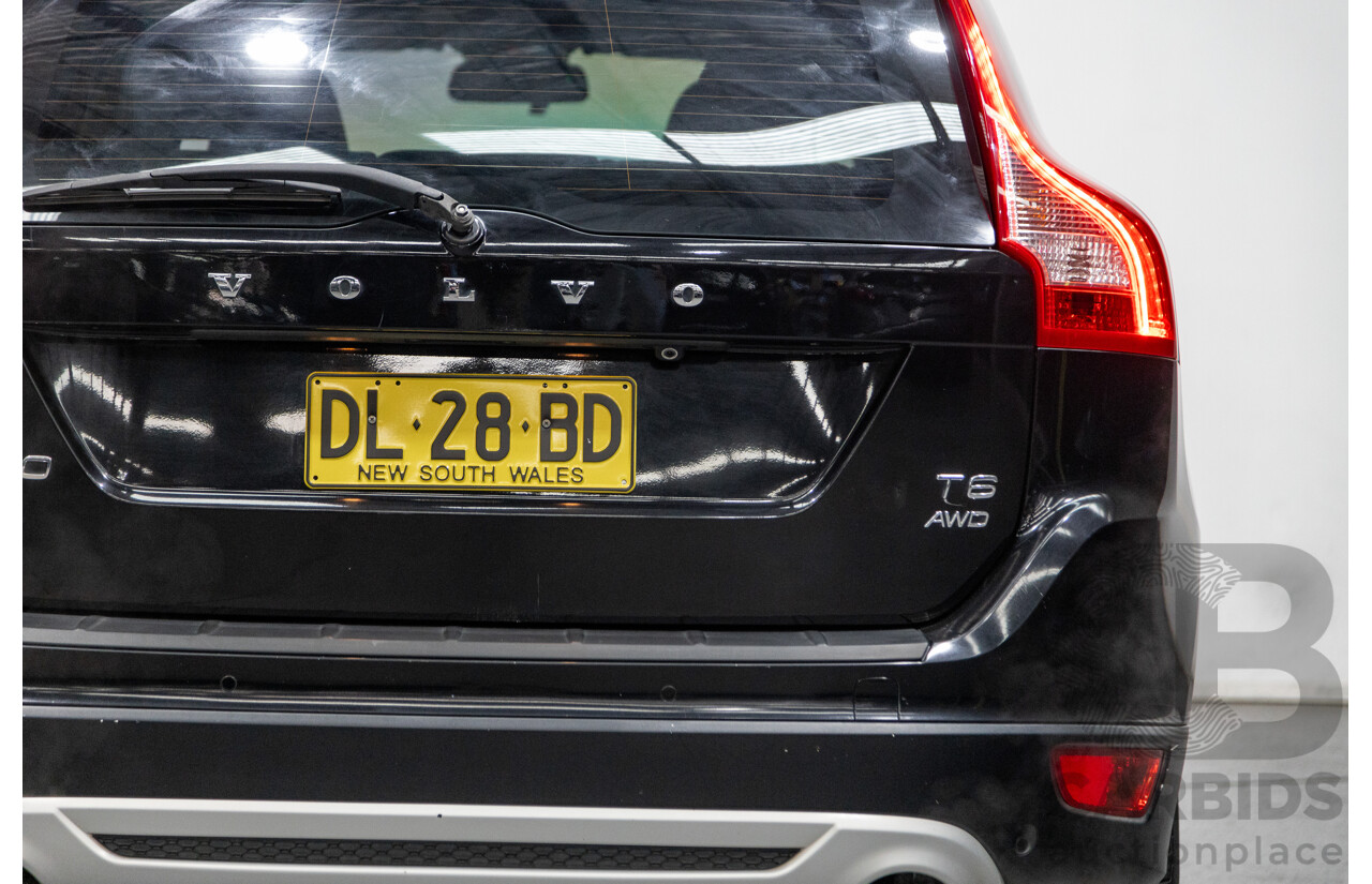 6/2011 Volvo XC60 T6 R-Design (AWD) DZ MY11 4d Wagon Black Stone Turbo 3.0L