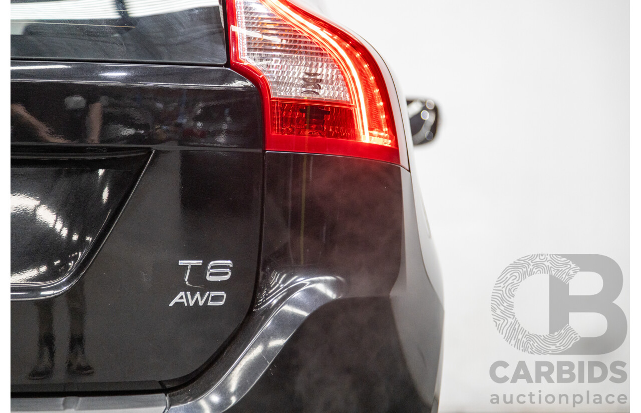 6/2011 Volvo XC60 T6 R-Design (AWD) DZ MY11 4d Wagon Black Stone Turbo 3.0L