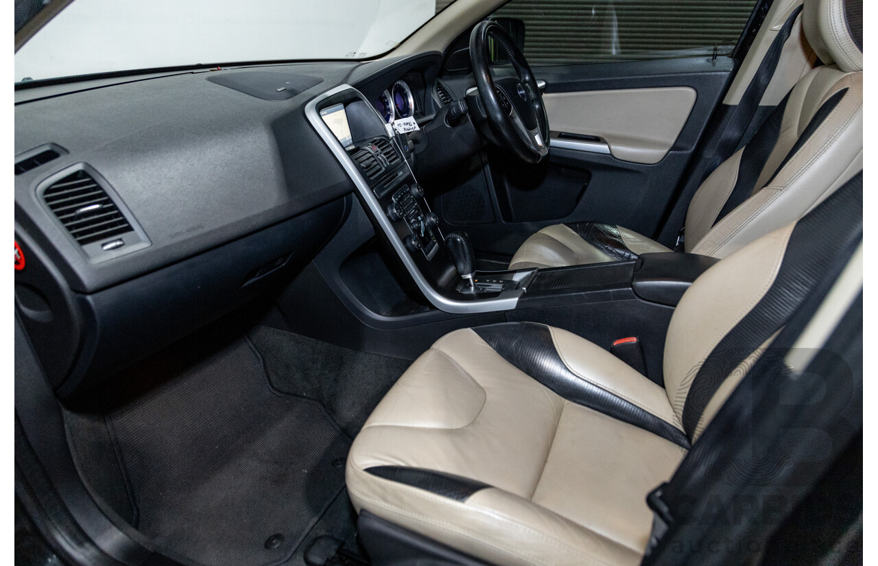 6/2011 Volvo XC60 T6 R-Design (AWD) DZ MY11 4d Wagon Black Stone Turbo 3.0L