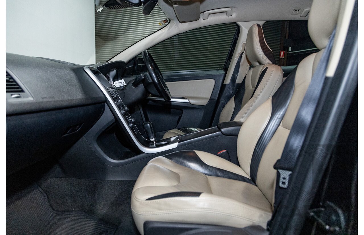 6/2011 Volvo XC60 T6 R-Design (AWD) DZ MY11 4d Wagon Black Stone Turbo 3.0L