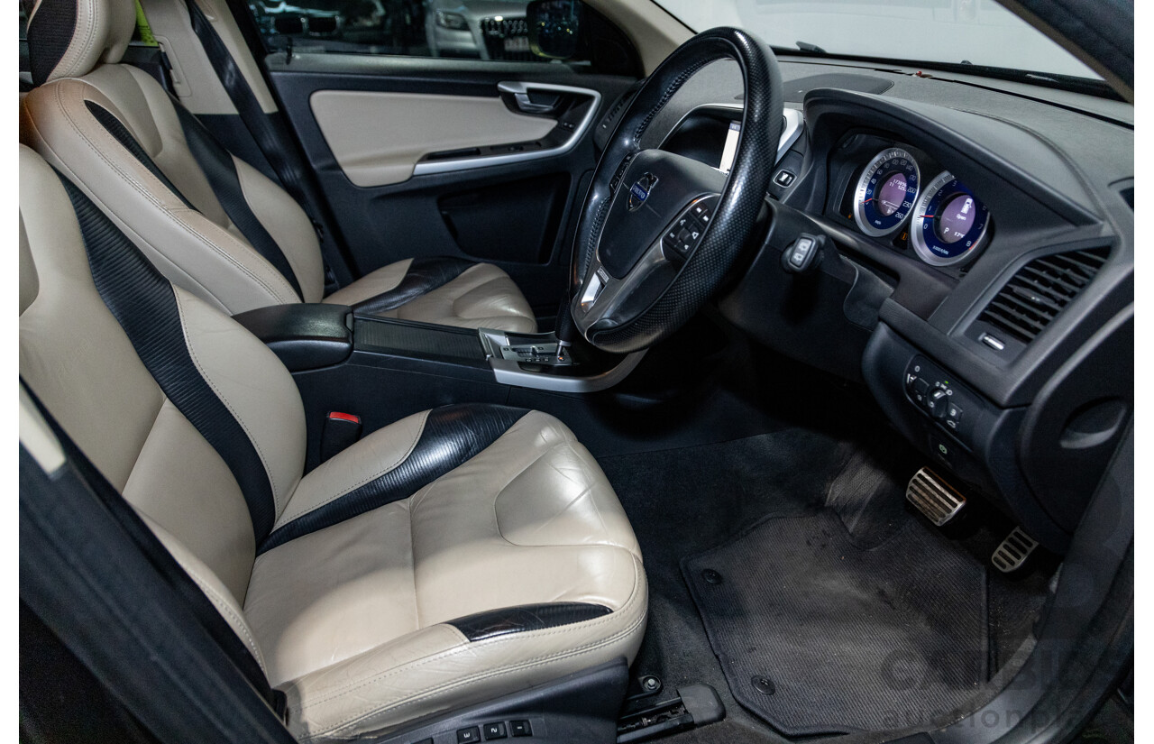 6/2011 Volvo XC60 T6 R-Design (AWD) DZ MY11 4d Wagon Black Stone Turbo 3.0L