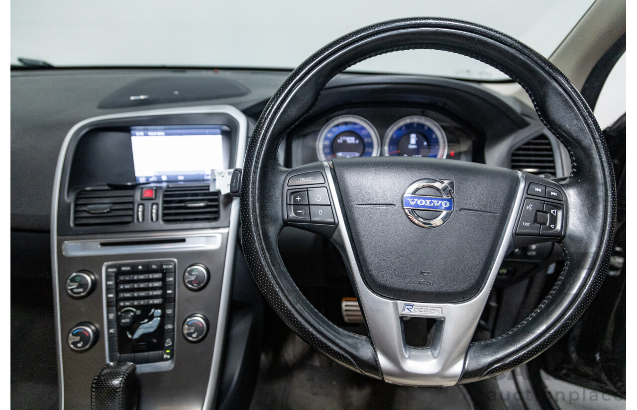 6/2011 Volvo XC60 T6 R-Design (AWD) DZ MY11 4d Wagon Black Stone Turbo 3.0L