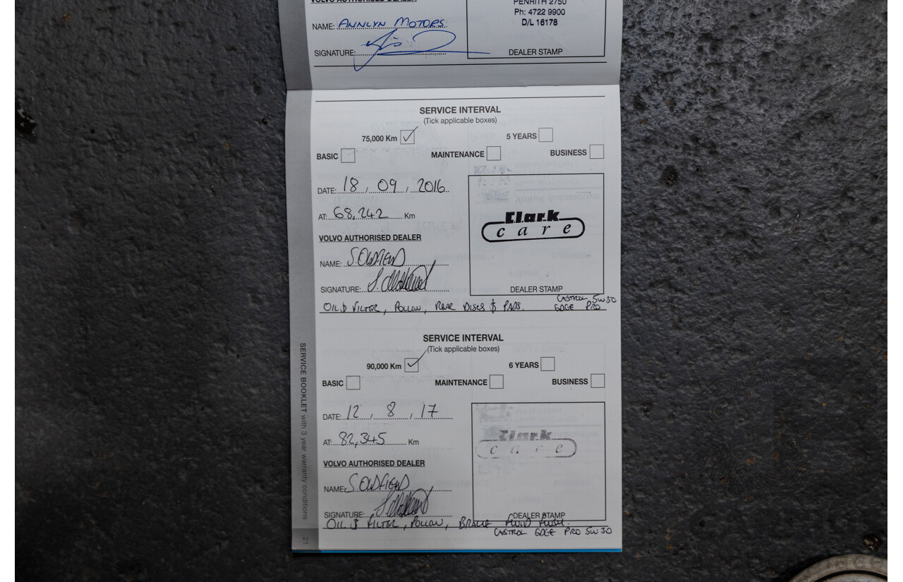 6/2011 Volvo XC60 T6 R-Design (AWD) DZ MY11 4d Wagon Black Stone Turbo 3.0L