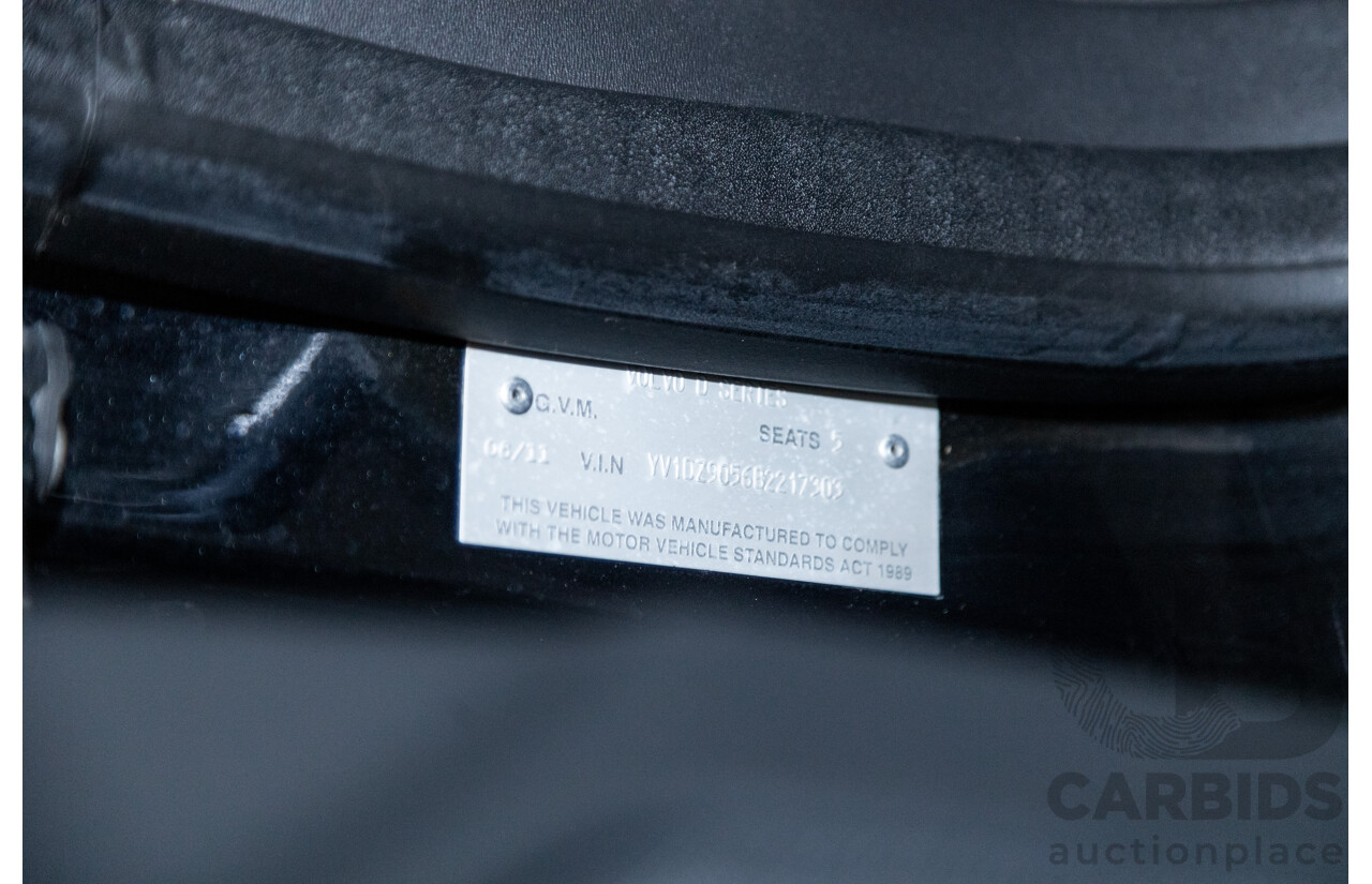 6/2011 Volvo XC60 T6 R-Design (AWD) DZ MY11 4d Wagon Black Stone Turbo 3.0L