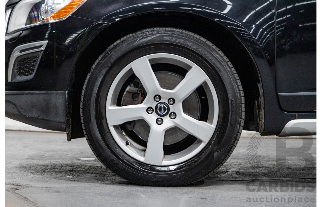 6/2011 Volvo XC60 T6 R-Design (AWD) DZ MY11 4d Wagon Black Stone Turbo 3.0L