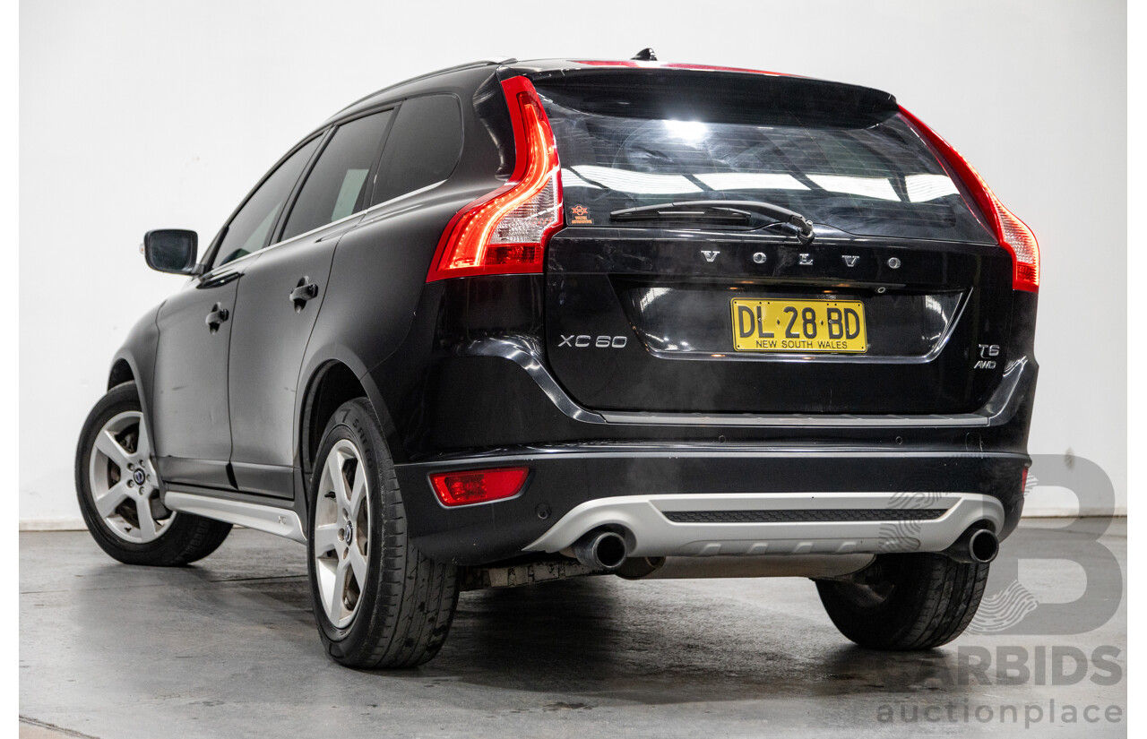 6/2011 Volvo XC60 T6 R-Design (AWD) DZ MY11 4d Wagon Black Stone Turbo 3.0L