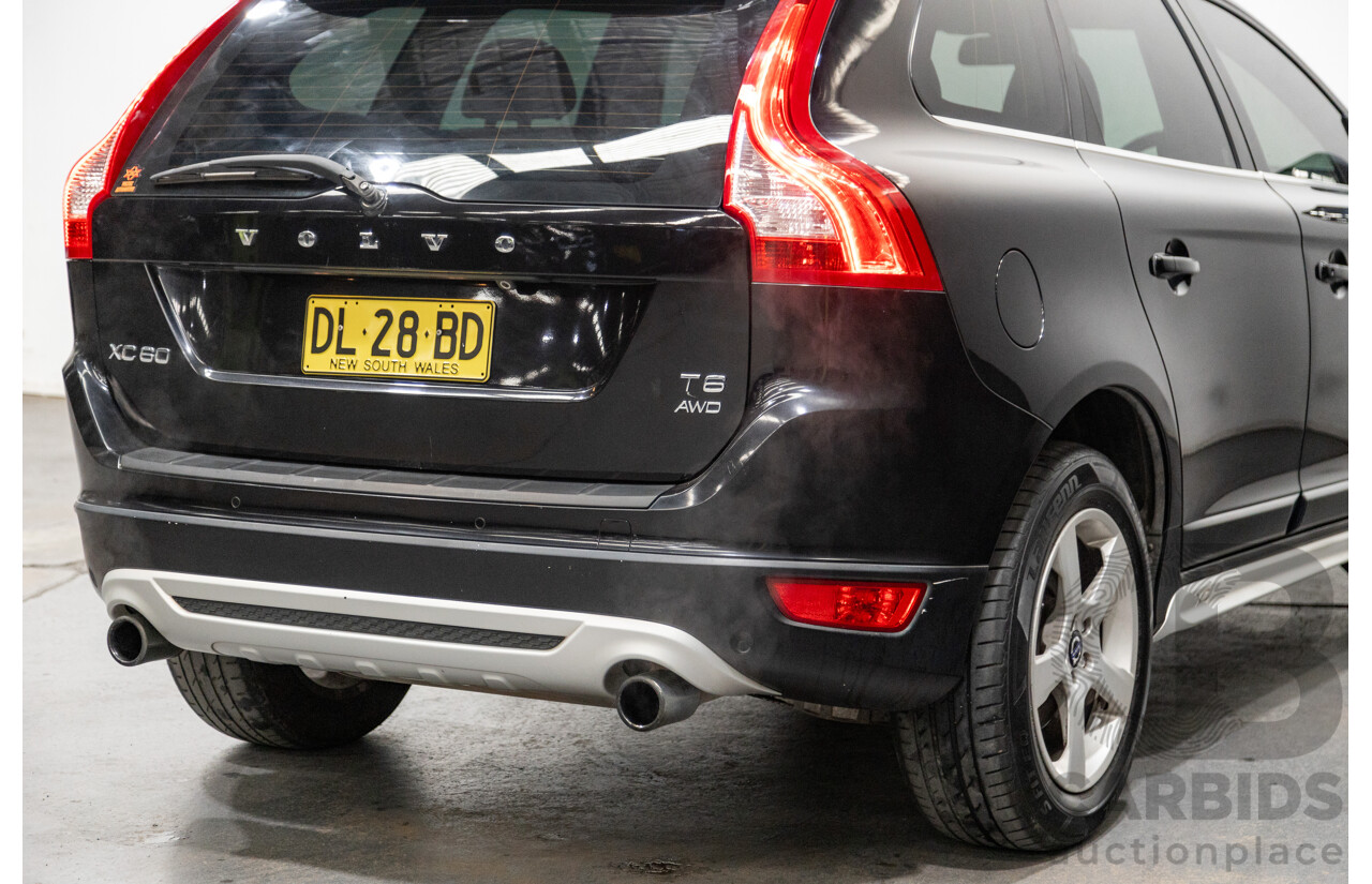 6/2011 Volvo XC60 T6 R-Design (AWD) DZ MY11 4d Wagon Black Stone Turbo 3.0L
