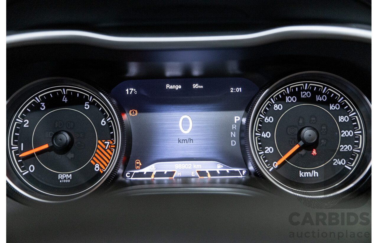 07/2015 Jeep Cherokee Trailhawk (4x4) KL MY15 4d Wagon Bright White V6 3.2L