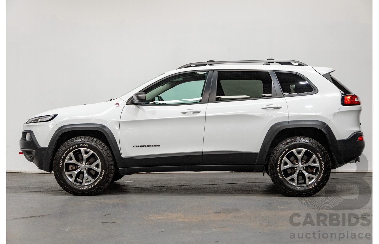 07/2015 Jeep Cherokee Trailhawk (4x4) KL MY15 4d Wagon Bright White V6 3.2L