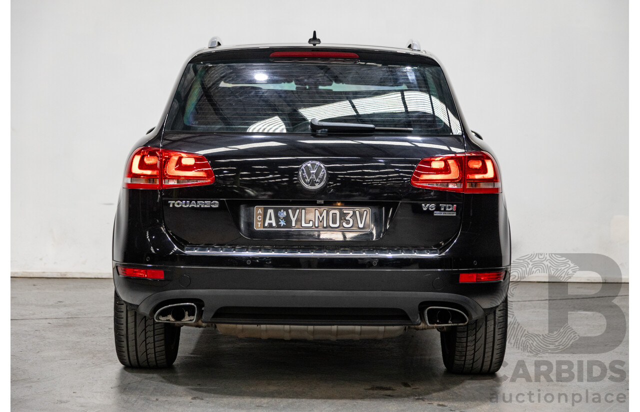 7/2013 Volkswagen Touareg V6 TDI (AWD) 7P MY13.5 4d Wagon Deep Black Pearl Turbo Diesel V6 3.0L